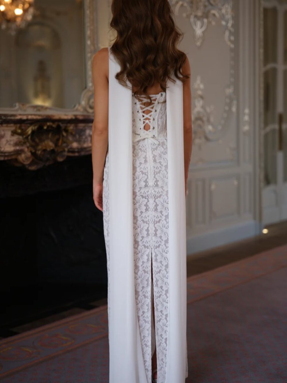 Rosie Etienne Penelope Lace Gown - Picture 6 of 8